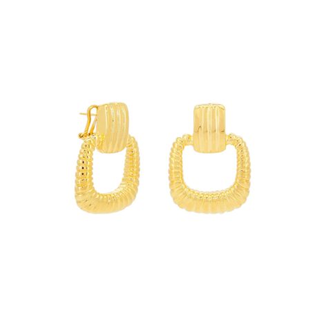 Σκουλαρίκια Κρεμαστά Επίχρυσα 925