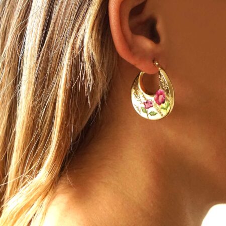 Σκουλαρίκια Κρίκοι Σε Χρυσό 14 Καράτια