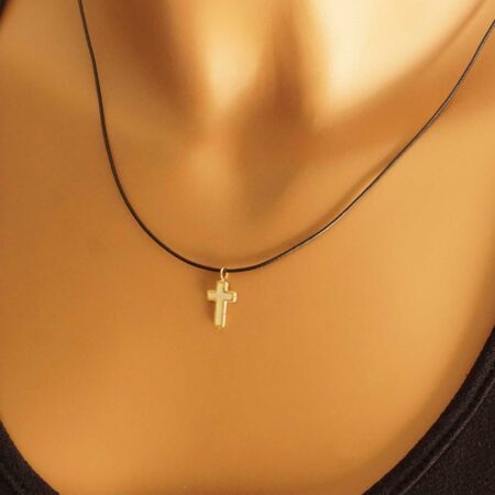 Σταυρός Με Μαργαριτάρι Shell Pearl Σε Χρυσό 14Κ