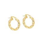 Στριφτά Κρικάκια Επιχρυσωμένα 925