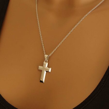 Unisex Ασημένιος Σταυρός 925