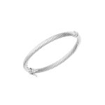 Ασημένια Ανάγλυφη Χειροπέδα Βραχιόλι 925