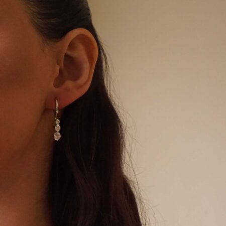 Ασημένια Κρικάκια 925 Ζιργκόν