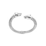 Χειροπέδα Με Πάνθηρα Ανάγλυφη 925