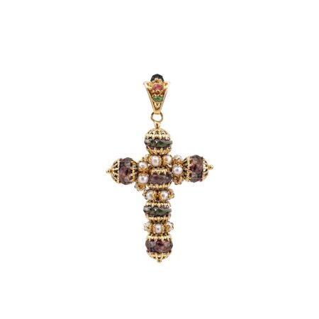 Χειροποίητος Χρυσός Σταυρός 14Κ