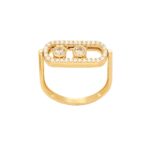 Δαχτυλίδι Χρυσό Διπλής Όψης 14Κ