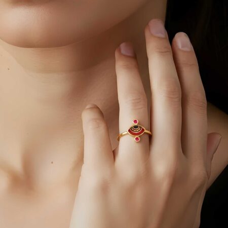 Δαχτυλίδι Με Ματάκι 925