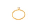 Δαχτυλίδι Μονόπετρο Μπριγιάν Σε Χρυσό 18Κ