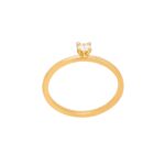 Δαχτυλίδι Μονόπετρο Μπριγιάν Σε Χρυσό 18Κ