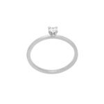 Δαχτυλίδι Μονόπετρο Διαμάντι Σε Λευκόχρυσο 18Κ