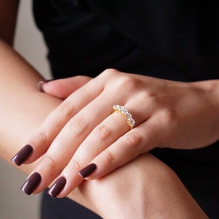 Επίχρυσο Σειρέ Δαχτυλίδι 925 Με Ζιργκόν