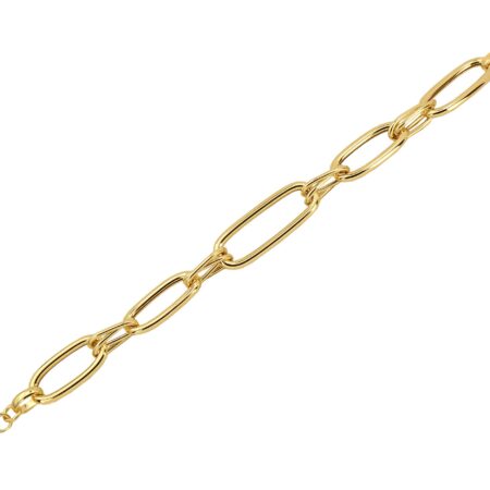 Επίχρυσο Βραχιόλι Αλυσίδα 925