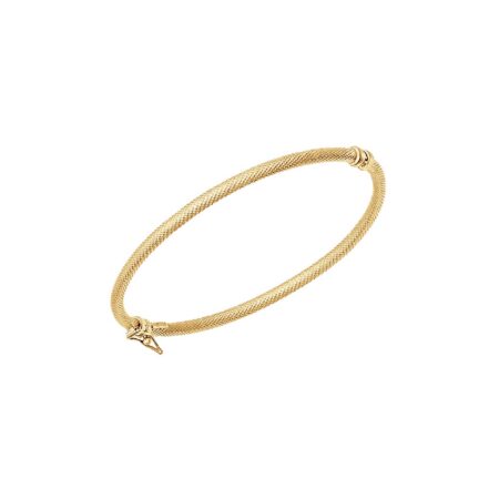 Επίχρυσο Βραχιόλι Χειροπέδα Ανάγλυφο 925