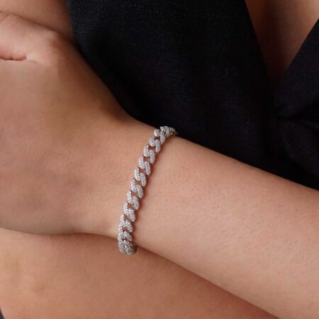 Γυναικεία Αλυσίδα Βραχιόλι Με Ζιργκόν 925