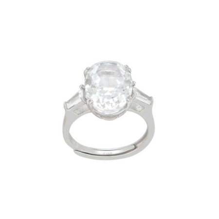 Γυναικείο Δαχτυλίδι 925 Με Οβάλ Ζιργκόν