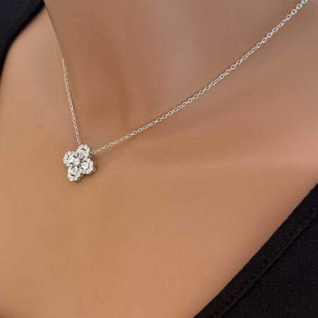 Γυναικείο Μενταγιόν Με Ζιργκόν Από Ασήμι 925