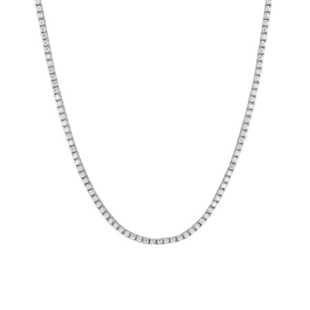 Κολιέ Ριβιέρα Με Ζιργκόν Πέτρες 925