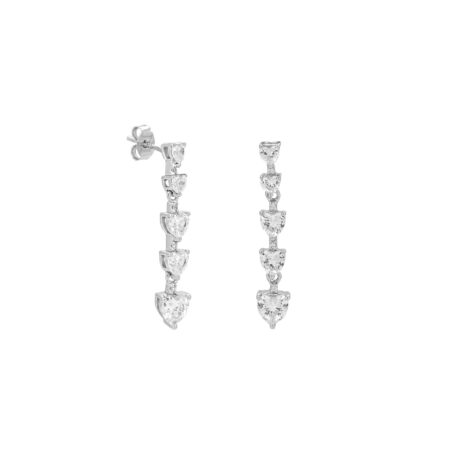 Κρεμαστά Ασημένια Σκουλαρίκια 925