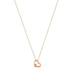 Μενταγιόν Καρδιά Με Αλυσίδα 18Κ