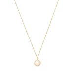 Μενταγιόν Ροζέτα Με Διαμάντια Μαργαριτάρι Σε Χρυσό 18Κ