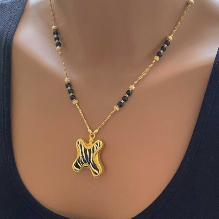 Μοντέρνο Κολιέ Χρυσό 14 Καράτια