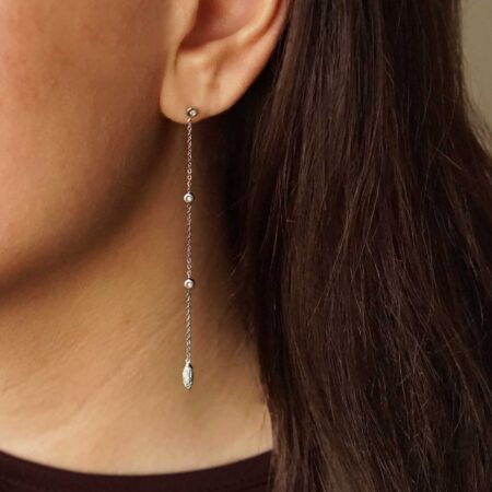 Σκουλαρίκια Κρεμαστά 18Κ