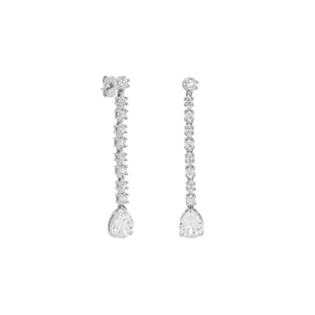 Σκουλαρίκια Με Δάκρυ Κρεμαστά 925