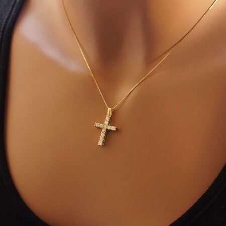 Σταυρός Διπλής Όψης Χρυσό 18Κ