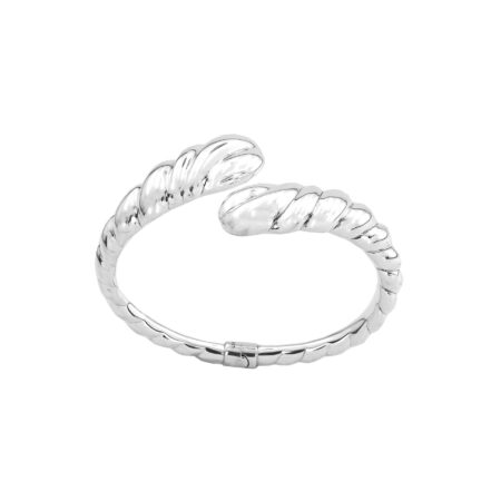 Βραχιόλι Χειροπέδα Ανάγλυφη 925