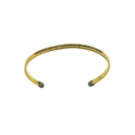 Βραχιόλι Χειροπέδα Επίχρυση 925