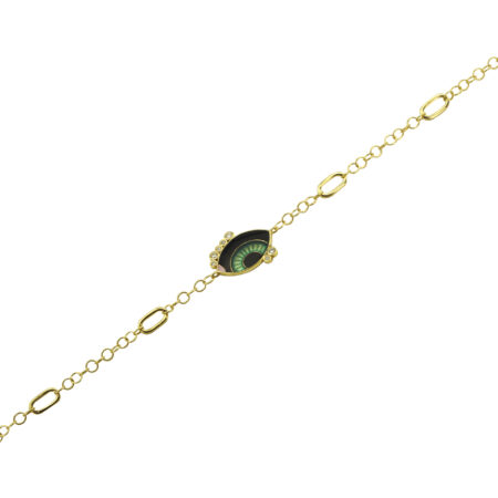 Βραχιόλι Με Μάτι Από Ασήμι 925