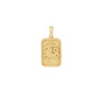 Ζώδιο Αιγόκερως 14Κ Διπλής Όψης