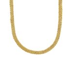 Χρυσό Γυναικείο Κολιέ Με Διαμαντάρισμα 14Κ