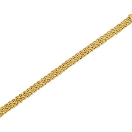 Χρυσό Βραχιόλι Με Διαμαντάρισμα 14Κ