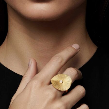 Δαχτυλίδι Με Πέτρα Ζιργκόν Σε Χρυσό 14 Καράτια