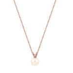 Ροζ Χρυσό Μενταγιόν Με Μαργαριτάρι 14Κ