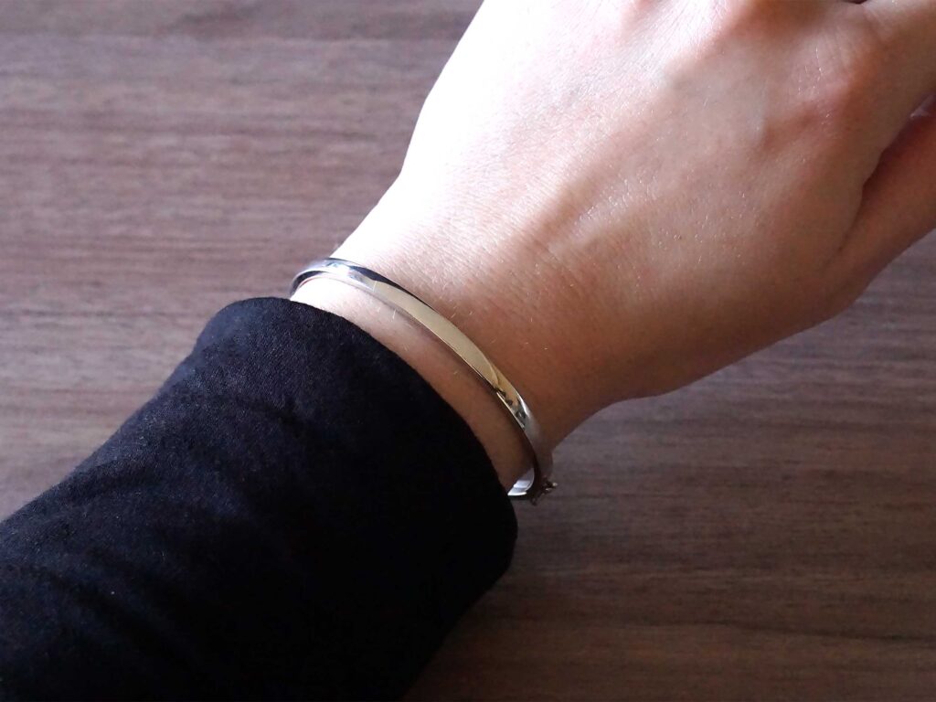 Ασημένια Χειροπέδα Γυναικεία Λουστρέ 925