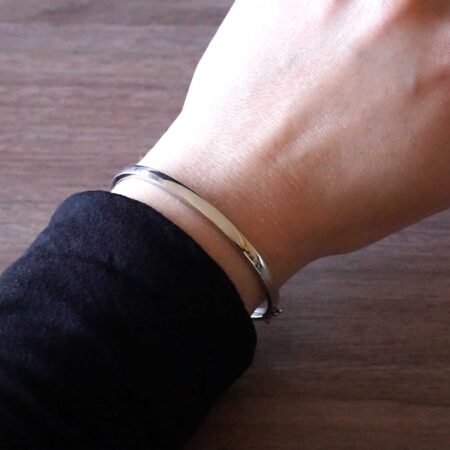 Ασημένια Χειροπέδα Γυναικεία Λουστρέ 925