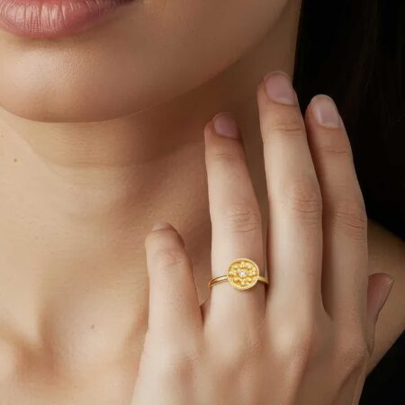 Δαχτυλίδι Με Διαμάντι Χρυσό 18 Καράτια