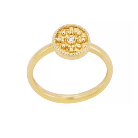 Δαχτυλίδι Με Διαμάντι Χρυσό 18Κ