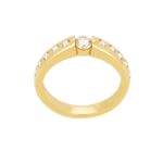 Δαχτυλίδι Με Διαμάντια Χρυσό 18Κ