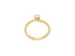 Δαχτυλίδι Μονόπετρο Χρυσό 18Κ Με Διαμάντι