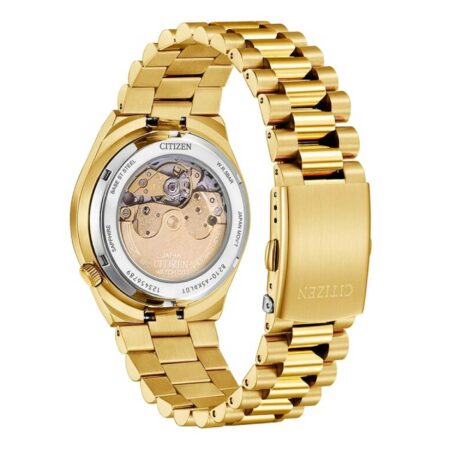 Επίχρυσο Ρολόι Citizen Tsuyosa Automatic Με Πράσινο Καντράν (NJ0152-51X)