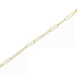 Επίχρυσο Βραχιόλι Αλυσίδα Με Κρίκους Από Ασήμι 925