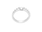 Γυναικείο Δαχτυλίδι Με Διαμάντια Λευκόχρυσο 18Κ