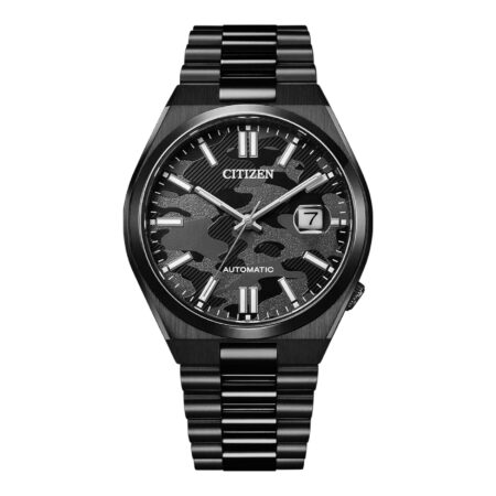 Μαύρο Ρολόι Citizen Automatic Με Μπρασελέ (NJ0155-87E)