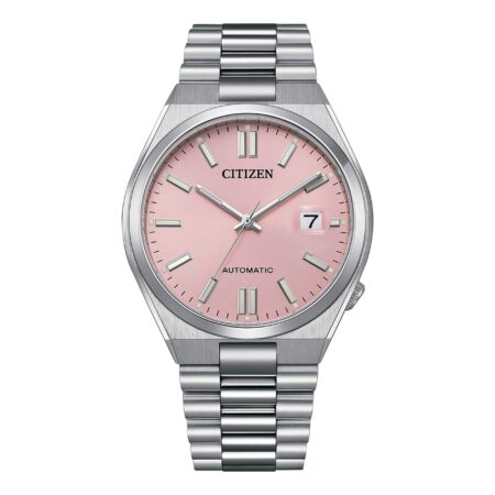 Ρολόι Citizen Automatic Με Ροζ Καντράν (NJ0158-89X)