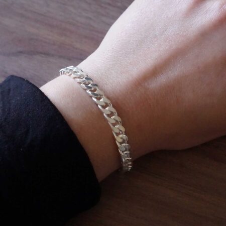 Unisex Βραχιόλι Ασημένιο Αλυσίδα 925