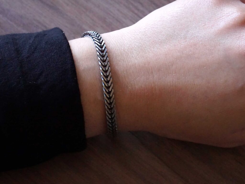 Unisex Βραχιόλι Με Oxyde Σε Ασήμι 925