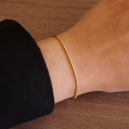 Βραχιόλι Με Μπριγιάν Σε Χρυσό 18 Καράτια